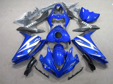 2007-2008 Bleu Blanc Yamaha YZF R1 Carénages Moto