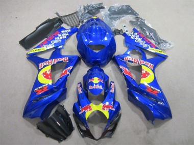 2007-2008 Bleu Red Bull Suzuki GSXR 1000 Carénage Moto