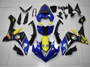 2007-2008 Bleu Requin Yamaha YZF R1 Carénage Moto