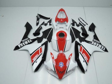 2007-2008 Factory Rouge Blanc Yamaha YZF R1 Carénage Moto