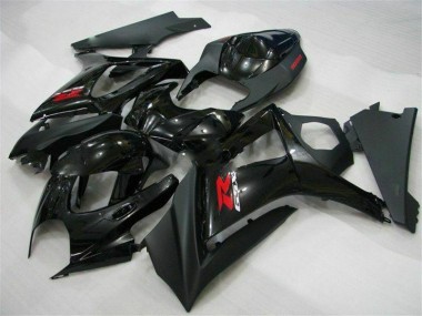 2007-2008 Noir Suzuki GSXR 1000 Carénages Moto