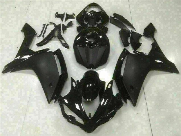 2007-2008 Noir Yamaha YZF R1 Kit Carénages Motos & Plastique