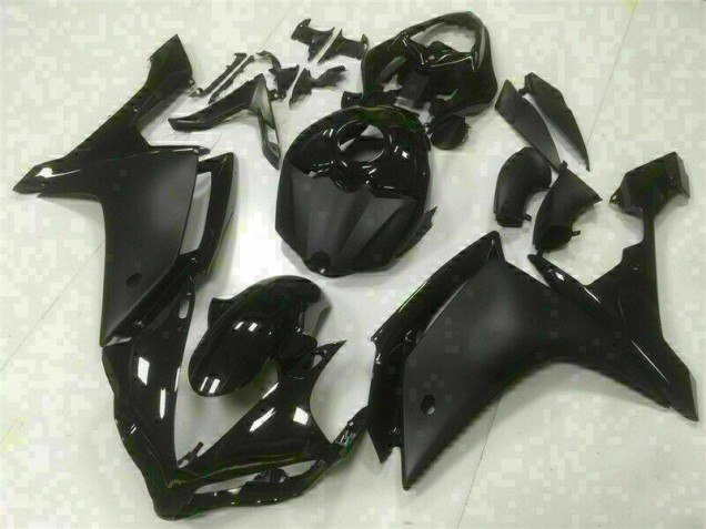 2007-2008 Noir Yamaha YZF R1 Kit Carénages Motos & Plastique