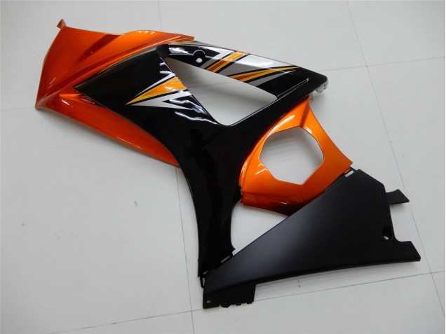 2007-2008 Orange Noir Suzuki GSXR 1000 Carénage Moto