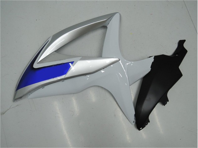 2008-2010 Blanc Argent Bleu Suzuki GSXR 600/750 Carénage Moto