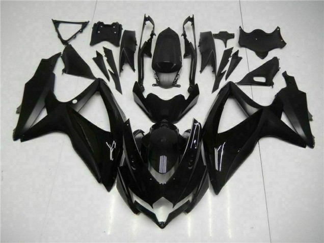 2008-2010 Noir Suzuki GSXR 600/750 Kit Carénages Motos Complet