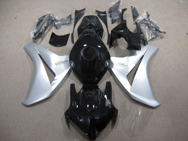 2008-2011 Noir Argent Fireblade Honda CBR1000RR Carénage Moto