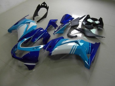 2008-2012 Light et Bleu Foncé Kawasaki ZX250R Carénage Moto