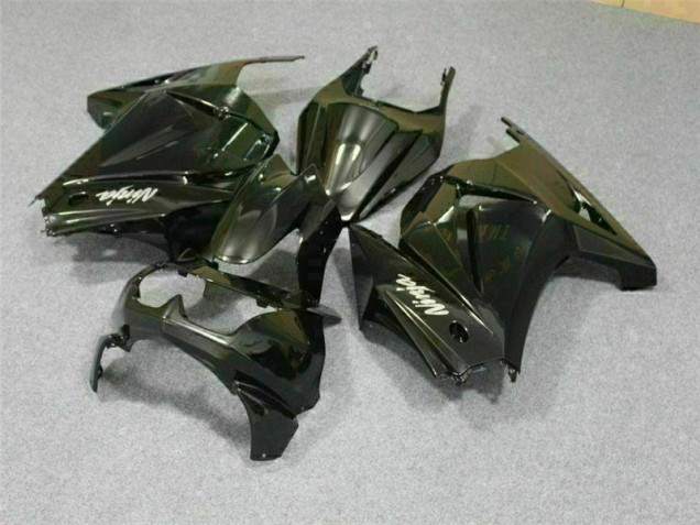 2008-2012 Noir Kawasaki EX250 Kit Carénages Motos