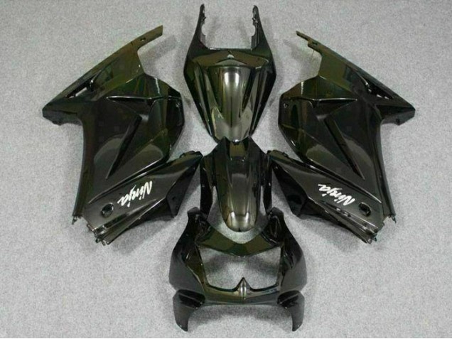 2008-2012 Noir Kawasaki EX250 Kit Carénages Motos