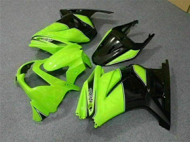 2008-2012 Vert Noir Ninja Kawasaki EX250 Carénages Moto