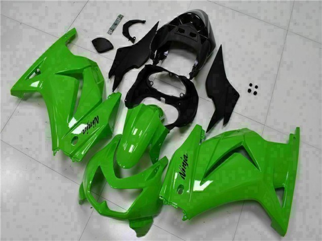 2008-2012 Vert Noir Ninja Kawasaki EX250 Kit Carénages Motos & Plastique