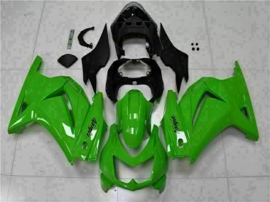 2008-2012 Vert Noir Ninja Kawasaki EX250 Kit Carénages Motos & Plastique