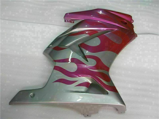 2008-2012 Violet Rouge Kawasaki EX250 Carénage Moto