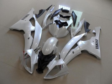 2008-2016 Blanc Nacré Style OEM Yamaha YZF R6 Carénage Moto