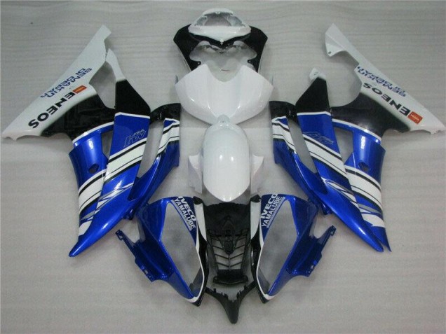 2008-2016 Bleu Blanc Yamaha YZF R6 Carénage Moto