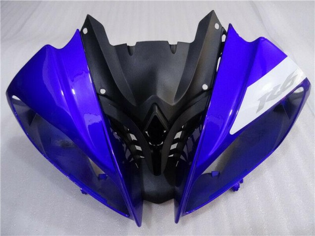 2008-2016 Bleu Noir Yamaha YZF R6 Carénages Moto