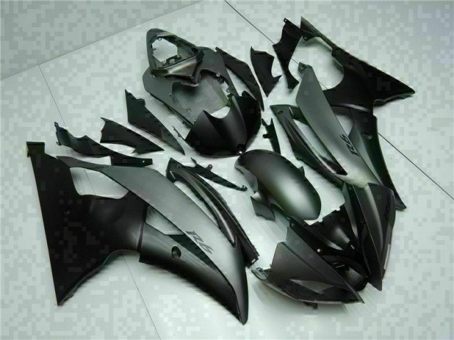 2008-2016 Gris Noir Yamaha YZF R6 Carénages Moto