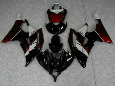 2008-2016 Noir Yamaha YZF R6 Carénages Moto ABS