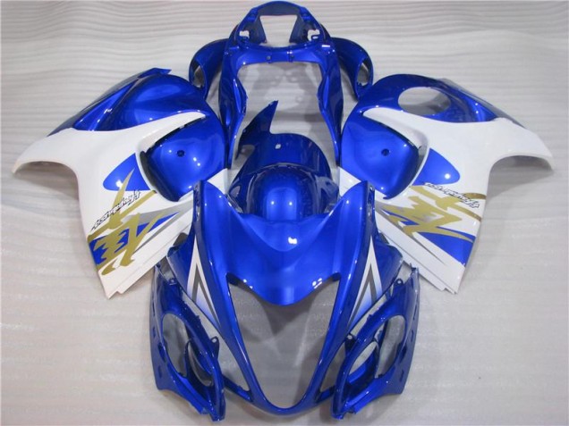 2008-2019 Bleu Blanc Suzuki GSXR 1300 Hayabusa Carrosserie Moto