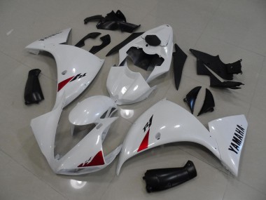 2009-2011 Blanc Noir Yamaha YZF R1 Carénage Moto