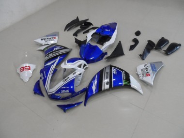 2009-2011 Bleu Blanc Yamaha YZF R1 Carrosserie Moto