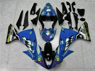 2009-2011 Bleu Yamaha YZF R1 Carénages Moto