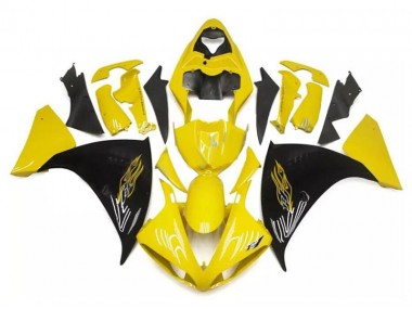 2009-2011 Jaune Noir Yamaha YZF R1 Carénage Moto