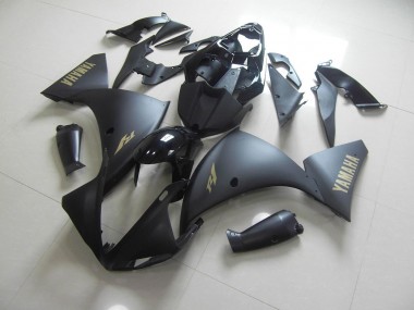 2009-2011 Noir Mat Or Décalque Yamaha YZF R1 Carénage Moto