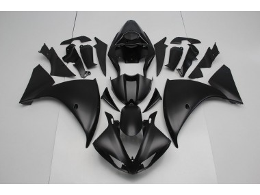 2009-2011 Noir Mat Yamaha YZF R1 Carénage Moto