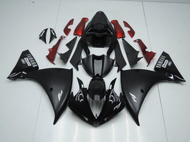 2009-2011 Noir Mat Yamaha YZF R1 Carénages Moto