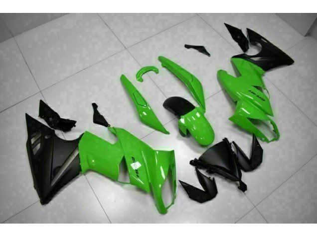 2009-2011 Vert Noir Kawasaki EX650 Carénages Moto