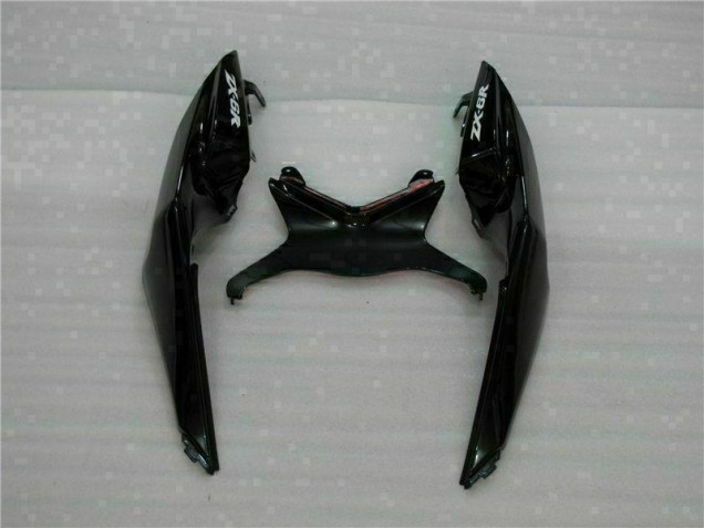 2009-2012 Blanc Noir Kawasaki ZX6R Carénages Moto