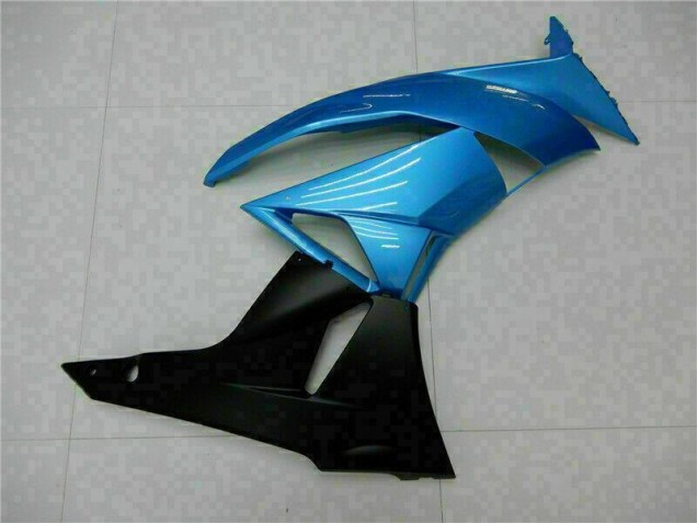 2009-2012 Bleu Noir Kawasaki ZX6R Carénage Moto