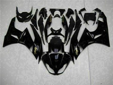 2009-2012 Noir Or Ninja Kawasaki ZX6R Carénage Moto