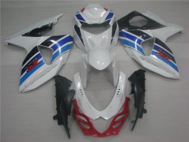 2009-2016 Blanc Bleu Suzuki GSXR 1000 Carénage Moto