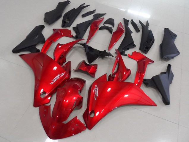 2011-2013 Rouge Noir Mat Honda CBR250RR Carénage Moto