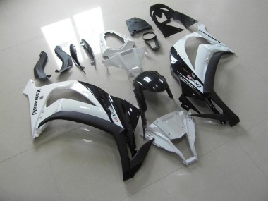 2011-2015 Blanc Noir Kawasaki ZX10R Carénage Moto