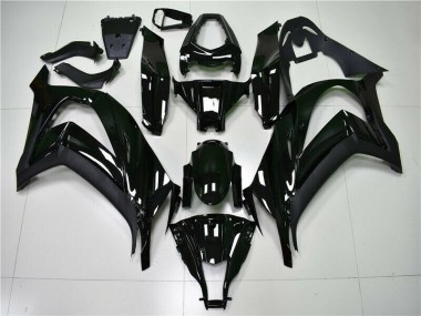 2011-2015 Noir Brillant Kawasaki ZX10R Carénage Moto