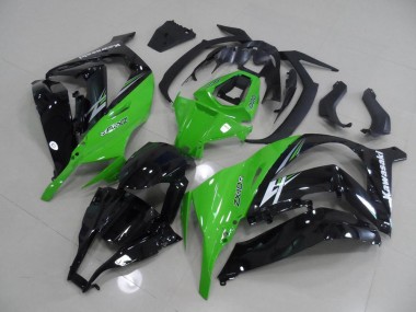 2011-2015 Vert et Noir Kawasaki ZX10R Carénage Moto