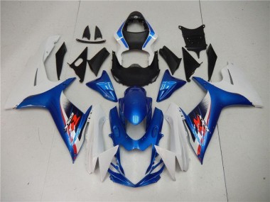 2011-2021 Bleu Blanc Suzuki GSXR 600/750 Carrosserie Moto