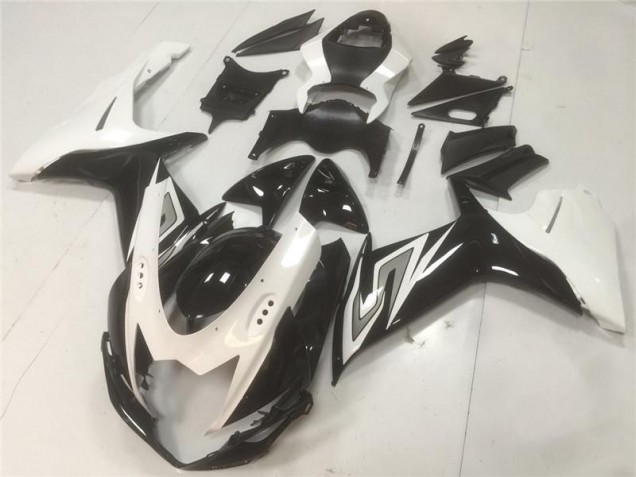 2011-2021 Noir Blanc Suzuki GSXR 600/750 Carrosserie Moto