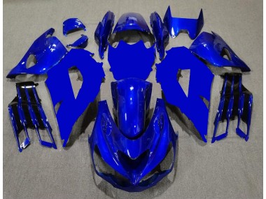 2012-2021 Bleu Noir Kawasaki ZX14R ZZR1400 Carénage Moto