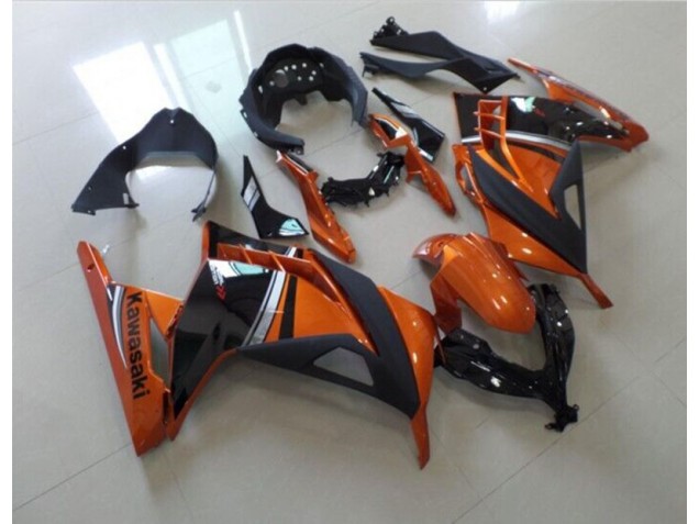 2013-2016 Noir Orange Kawasaki ZX300R Carénage Moto