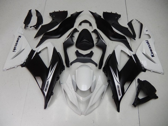 2013-2018 Noir Blanc Kawasaki ZX6R Carénage Moto