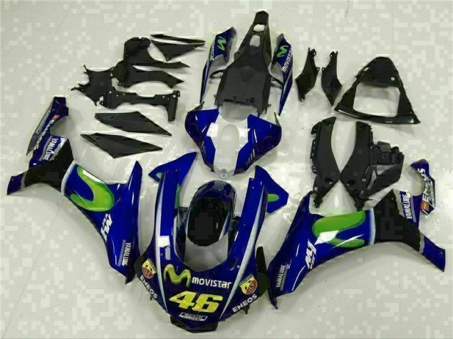 2015-2019 Bleu Yamaha YZF R1 Carénage Moto