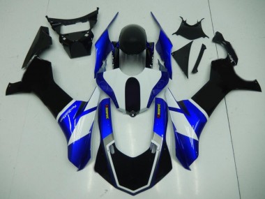 2015-2019 Noir Bleu Yamaha YZF R1 Carénages Moto