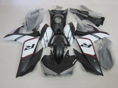 2015-2022 Noir Blanc Yamaha YZF R3 Carénage Moto