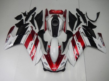 2015-2022 Noir Rouge Blanc Yamaha YZF R3 Carénage Moto