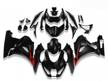 2017-2021 Noir Rouge Suzuki GSXR 1000 Carénages Moto